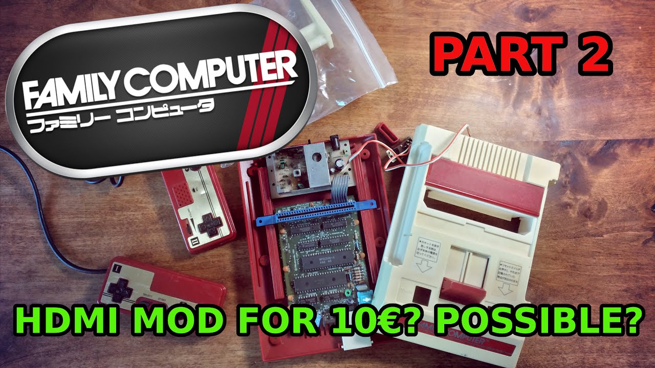 Another Nintendo Famicom. Part 2: HDMI MOD FOR JUST 10€? IS IT POSSIBLE? #famicom #familycomputer