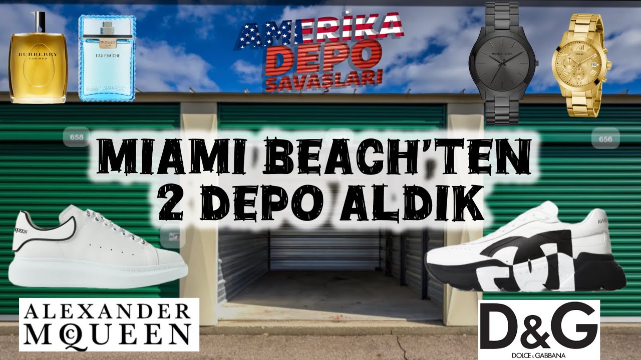 Miami beach’ten 2 depo aldık