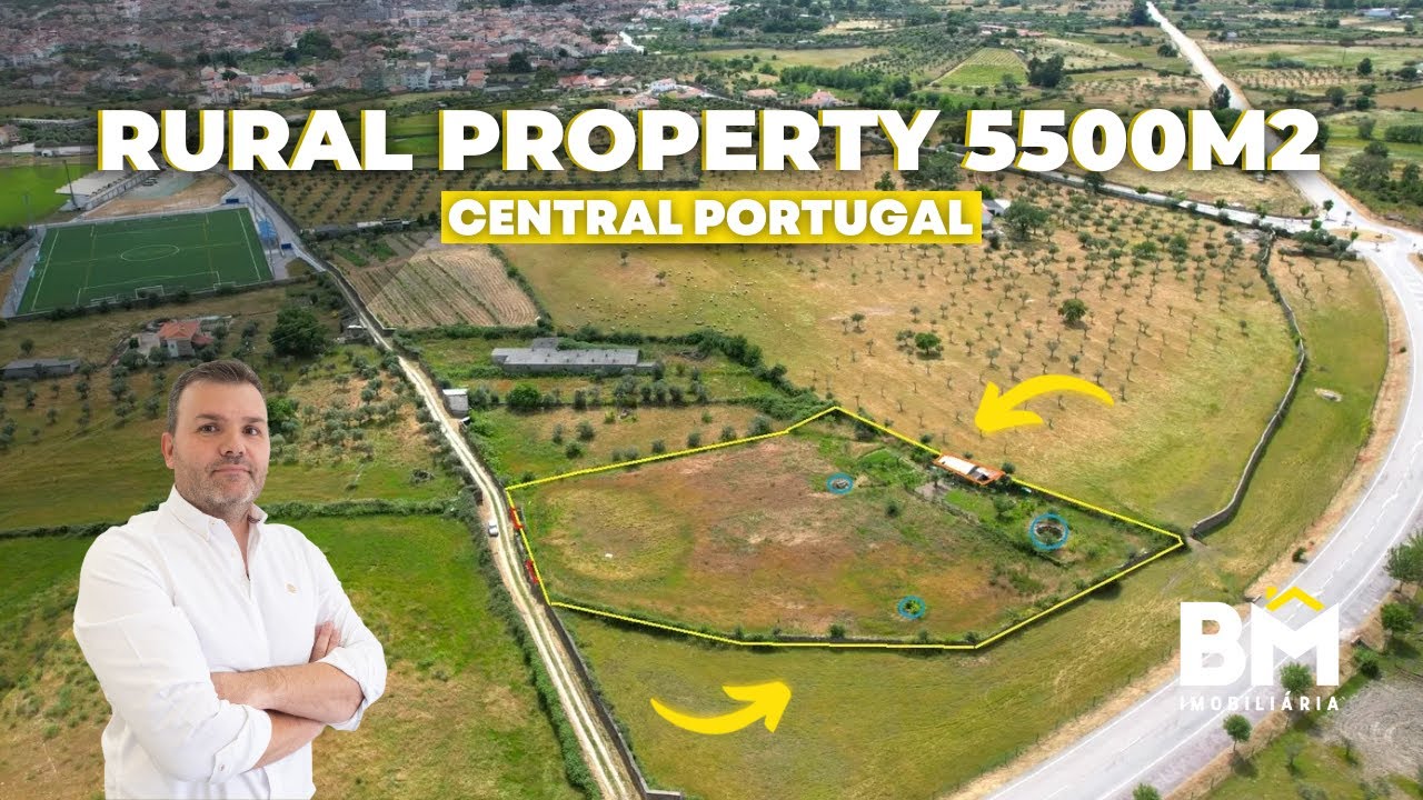 47 500 евро — участок в деревенском стиле, 5500 м², каменное здание и 3 колодца, Центральная Порт...