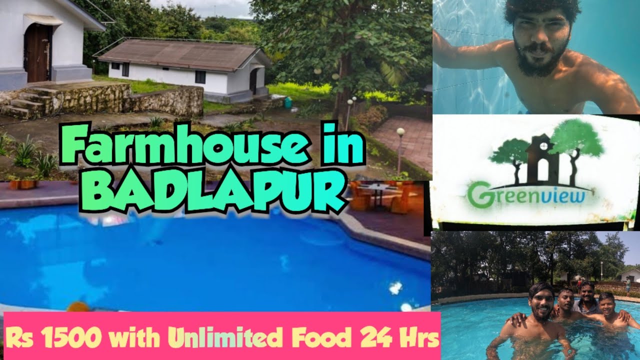 Green View Farmhouse l Near badlapur l Barvi Dam #maharashtra #farmhouse