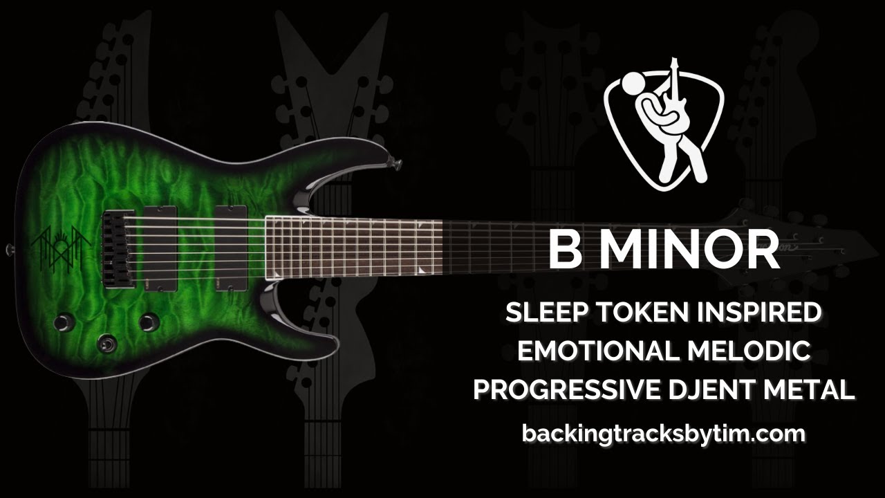 Sleep Token Inspired Emotional Melodic Progressive Djent Metal Backing Track in B Minor | 85 BPM