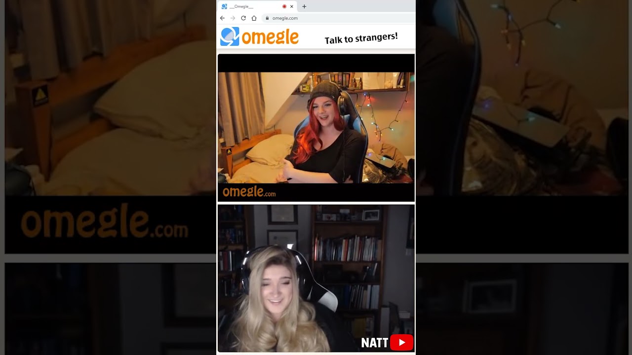 Две фейковые E-Girls познакомились на Omegle #Shorts #Natt
