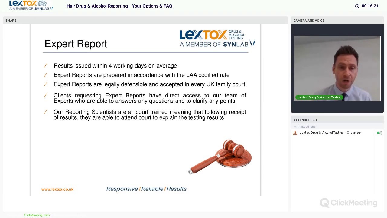 Lextox Webinar: Hair Drug and Alcohol Reporting - Your Options and FAQs