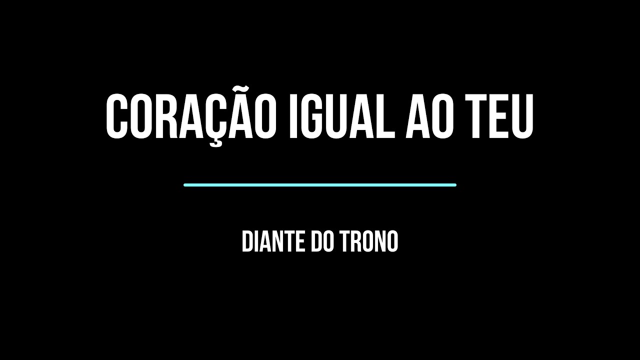 Coração Igual Ao Teu [Instrumental]