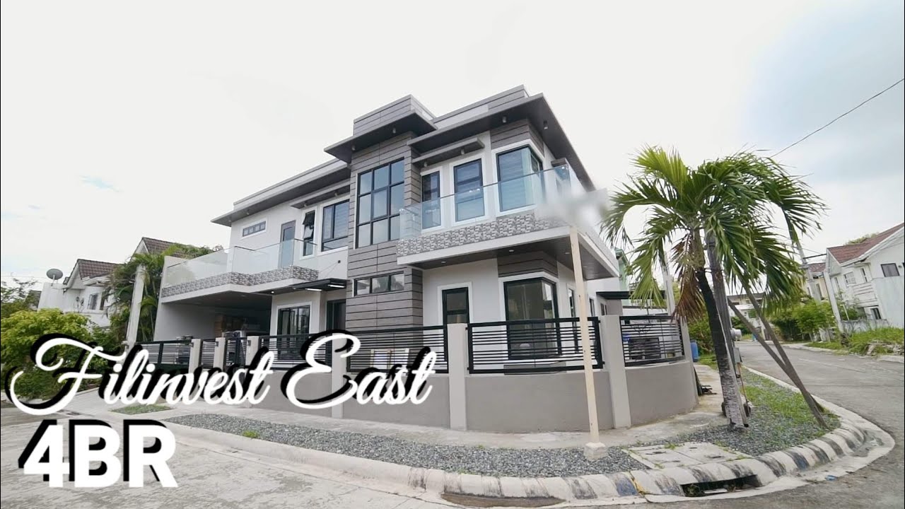 Brand new Corner House and lot for sale with Swimming pool in Filinvest East Homes, Marcos Highway