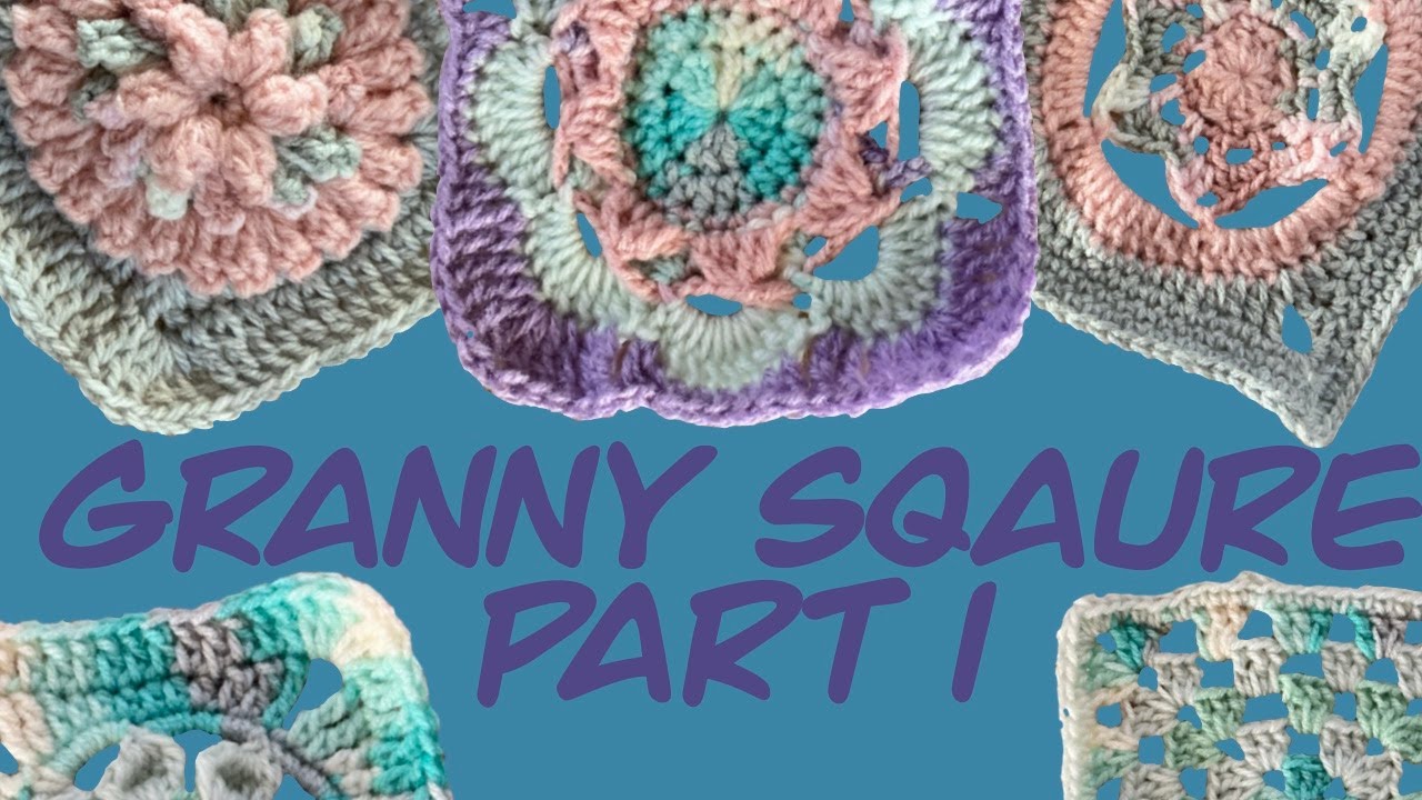 Granny Square Blanket Challenge -  Part 1