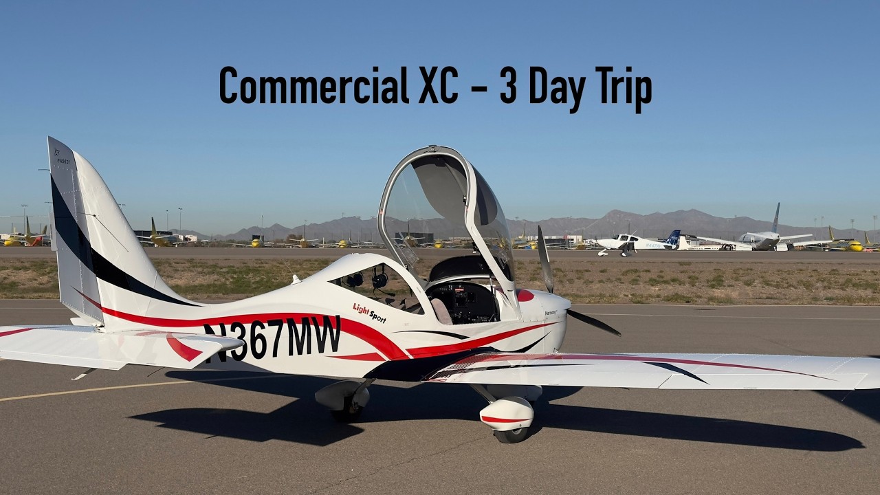 3 Day Trip to Phoenix - Commercial Solo XC!