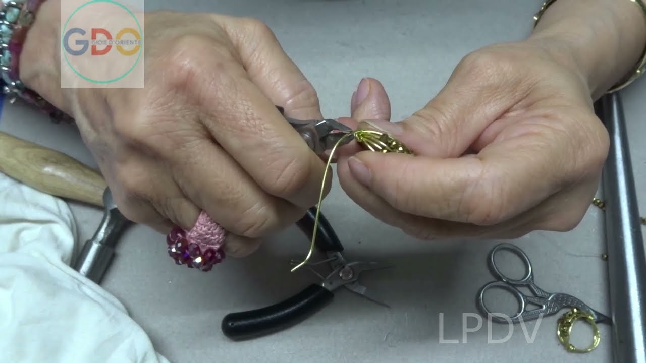 Come creare un Anello Wire con Cristalli | GDO gioiedoriente