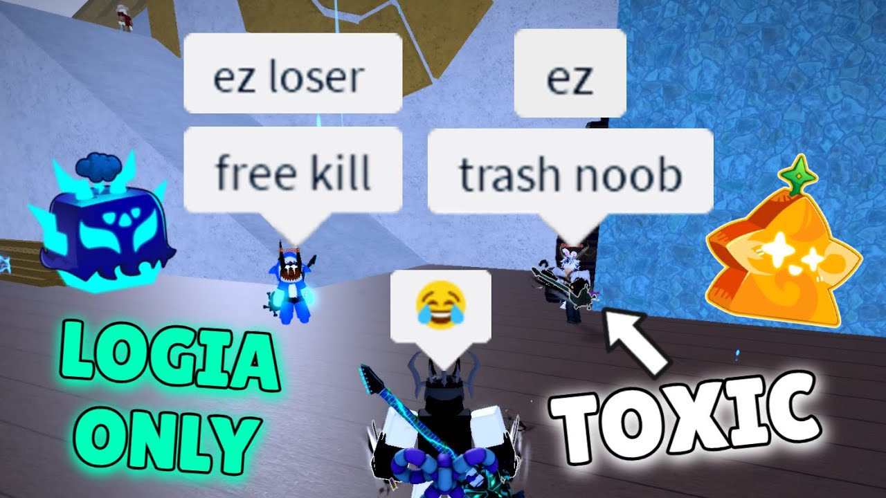 Toxic Teamers Got WIPED By Logia Fruits!