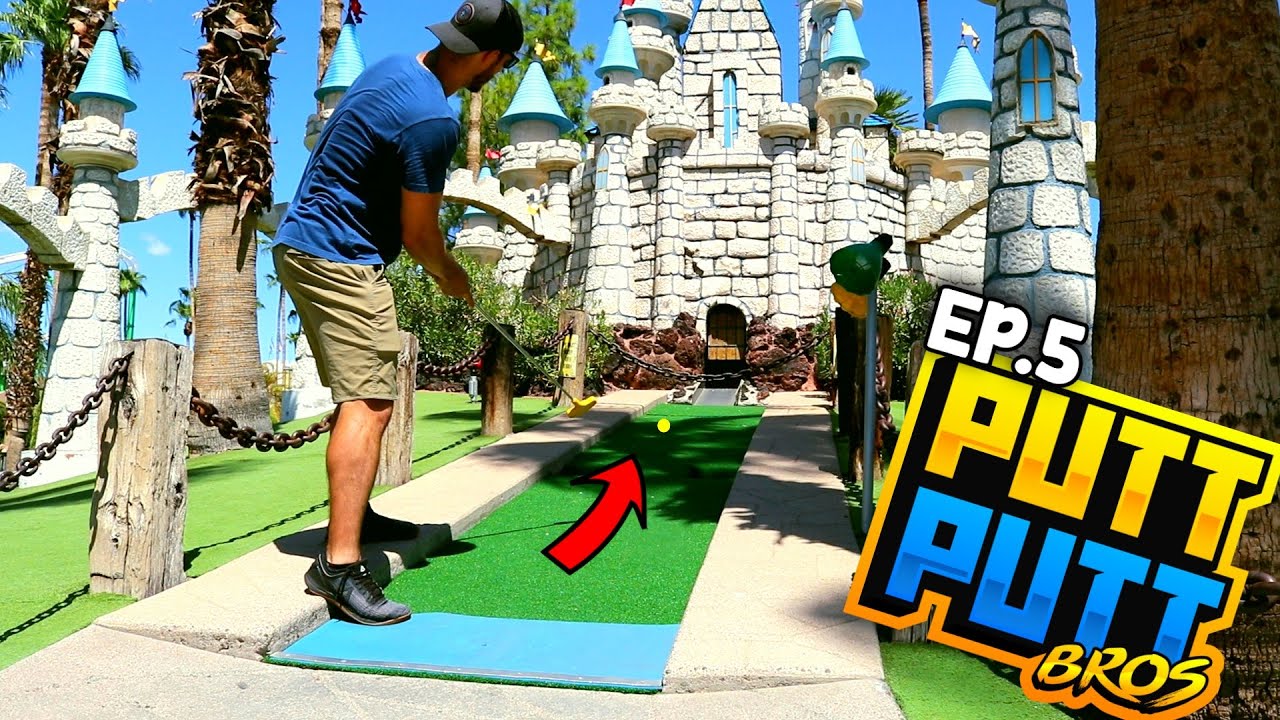Journey Through the Largest Castle Mini Golf Course with Putt Putt Bros!