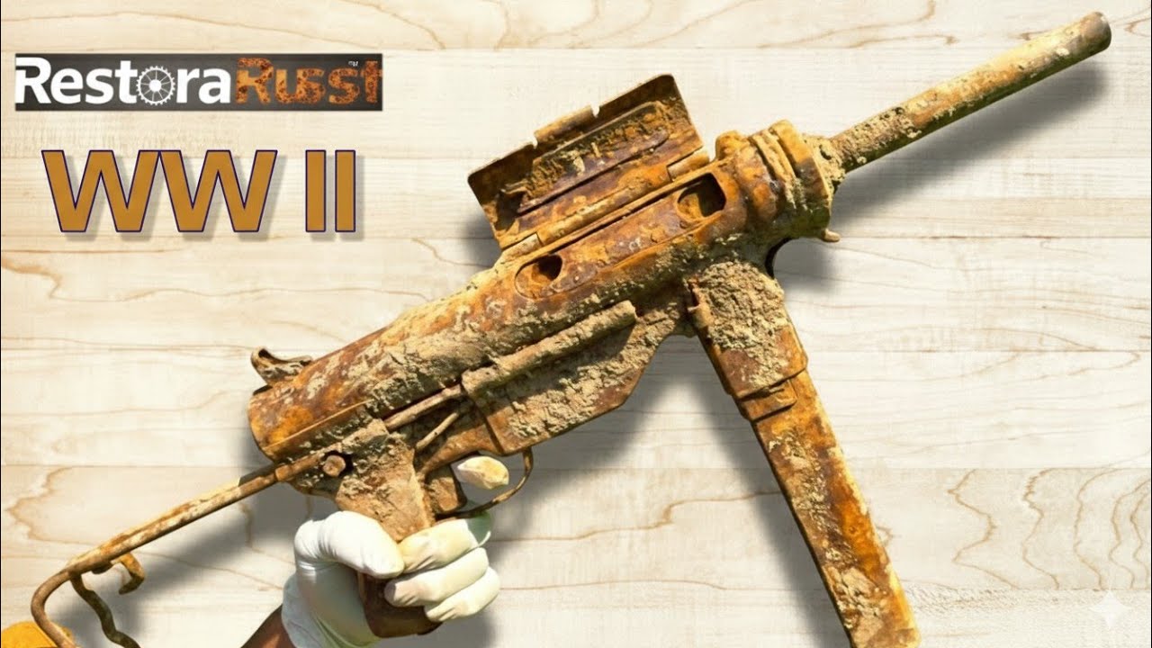 World War II M3A1 Restoration: WW2 Grease Gun Restoration