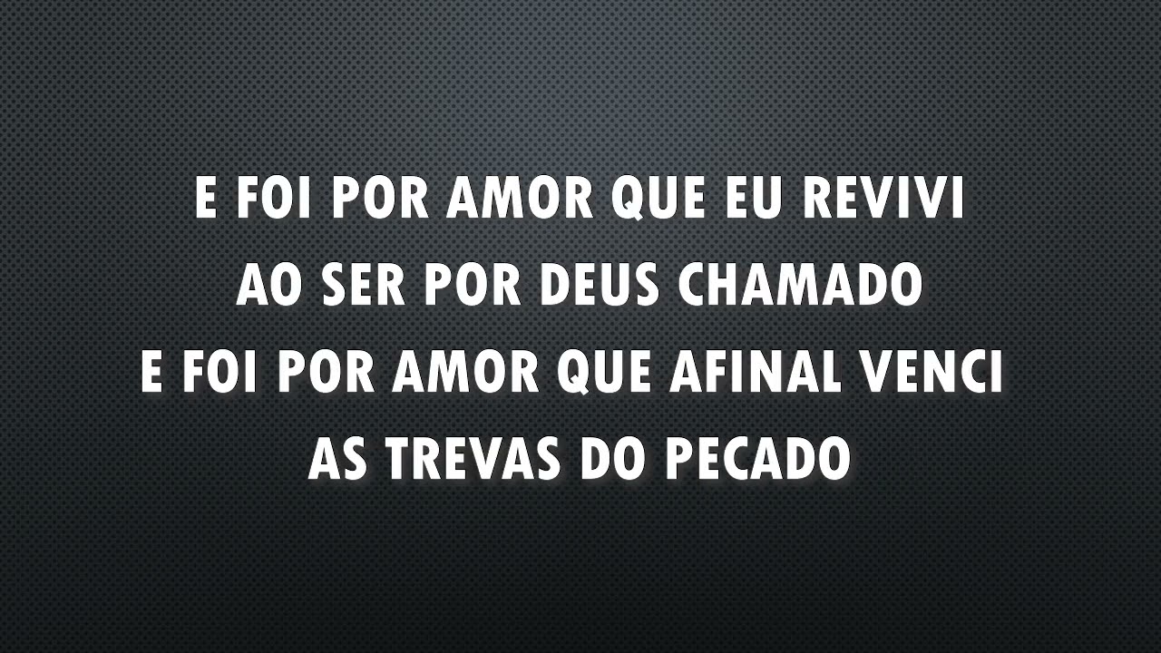 Foi por amor Playback - Ronaldo Arco
