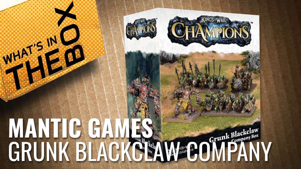 Великолепные гоблины для чемпионов Kings Of War! Обзор коробки Grunk Blackclaw Company.