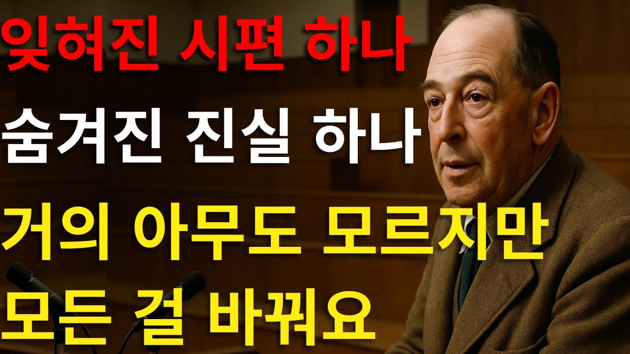 시편 34편에는 거의 아무도 모르는 당신의 인생을 바꿀 깊은 진리가 숨겨져 있습니다 | C.S. 루이스