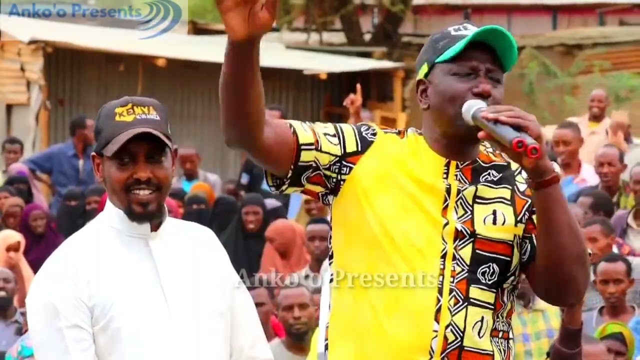 Soo dhaweyntii Ruto iyo khudbo jeedintii Hon. Ibrahim Saney iyo Shallow, magaalada Bute.