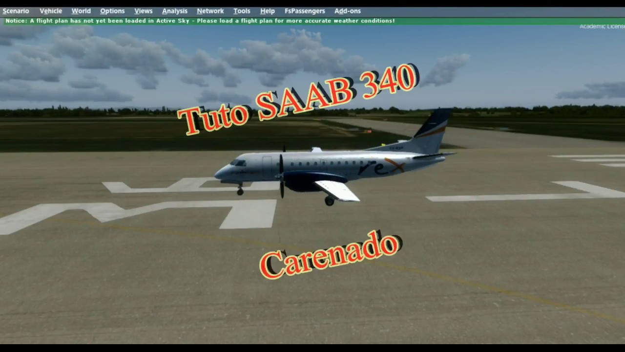 tuto complet SAAB 340 Carenado