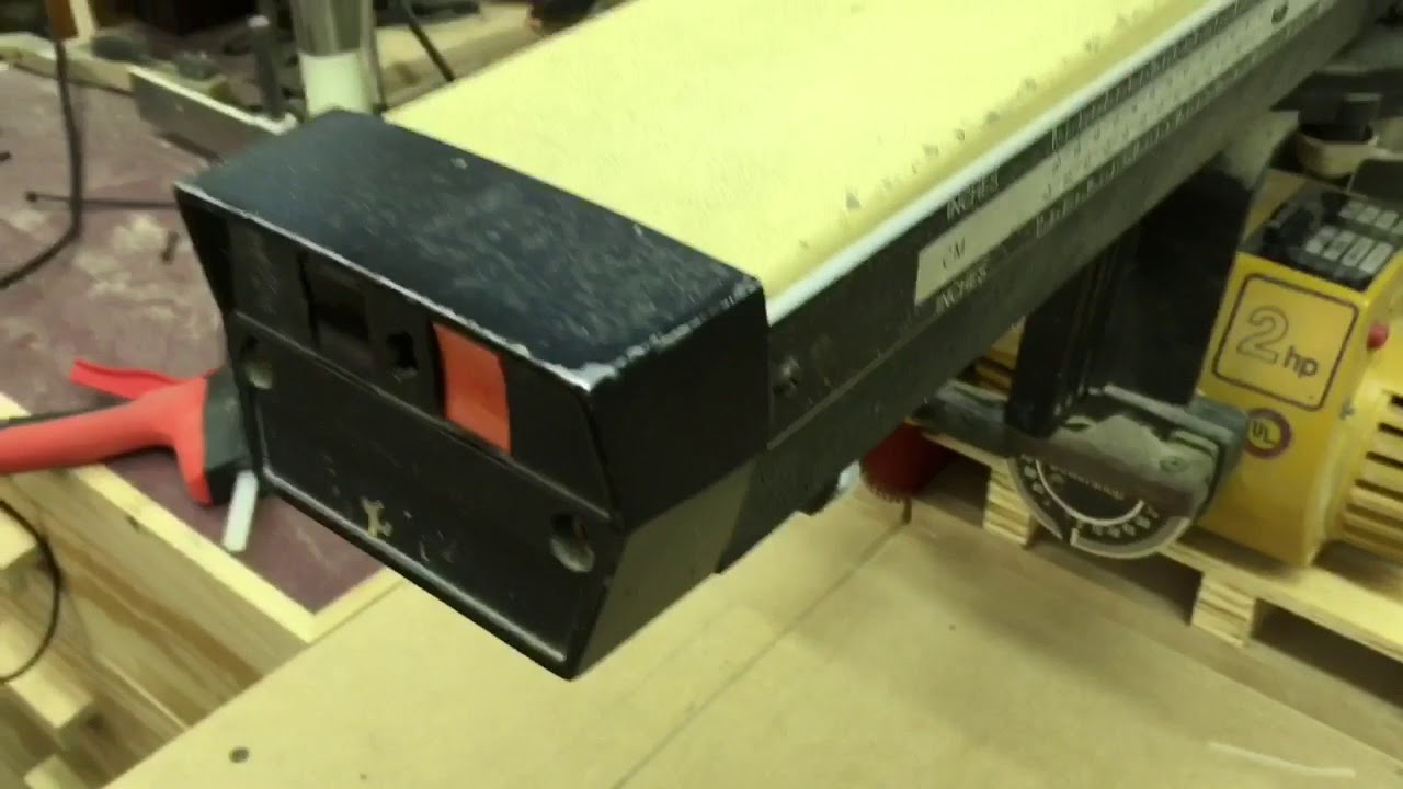 Radial arm saw light
