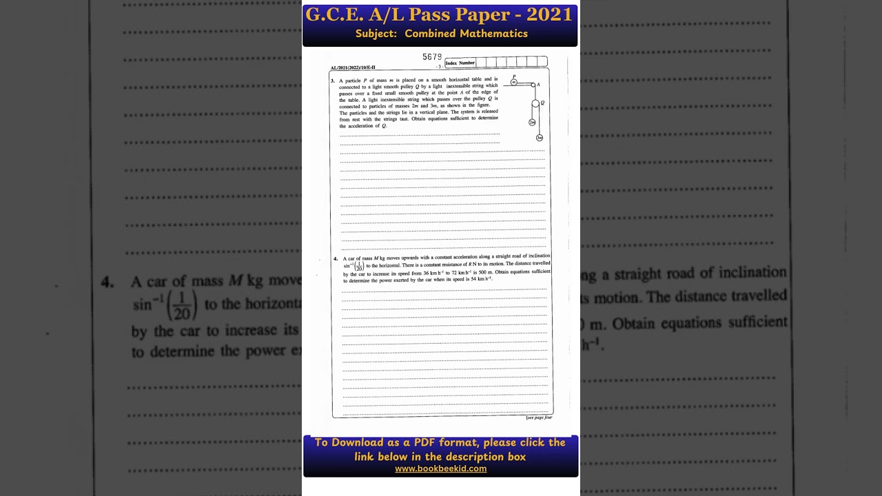 AL-PASS PAPER-Combined Mathematics-2021-@BeeHive696 #englishmedium   #pastpapers  #exampapers