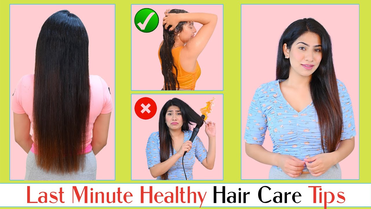 ⏱ Last Minute Healthy Hair Care Tips | Anishka Khantwaal |