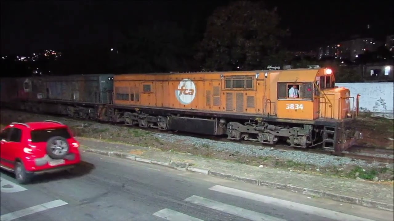LOCOMOTIVA PATINANDO NOS TRILHOS ??? Cena Fragrada Com um Trem de Magnesita no Bairro Nova Cintra 