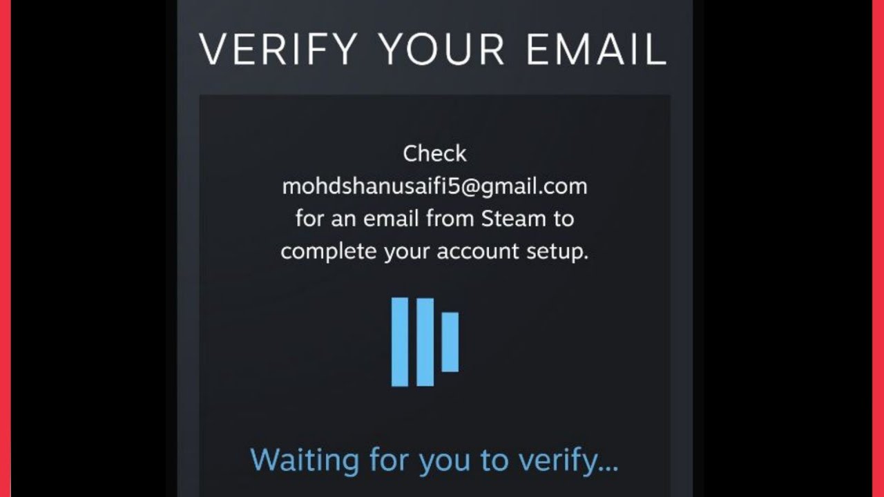 Steam Account Fix Verify your email Problem Solve