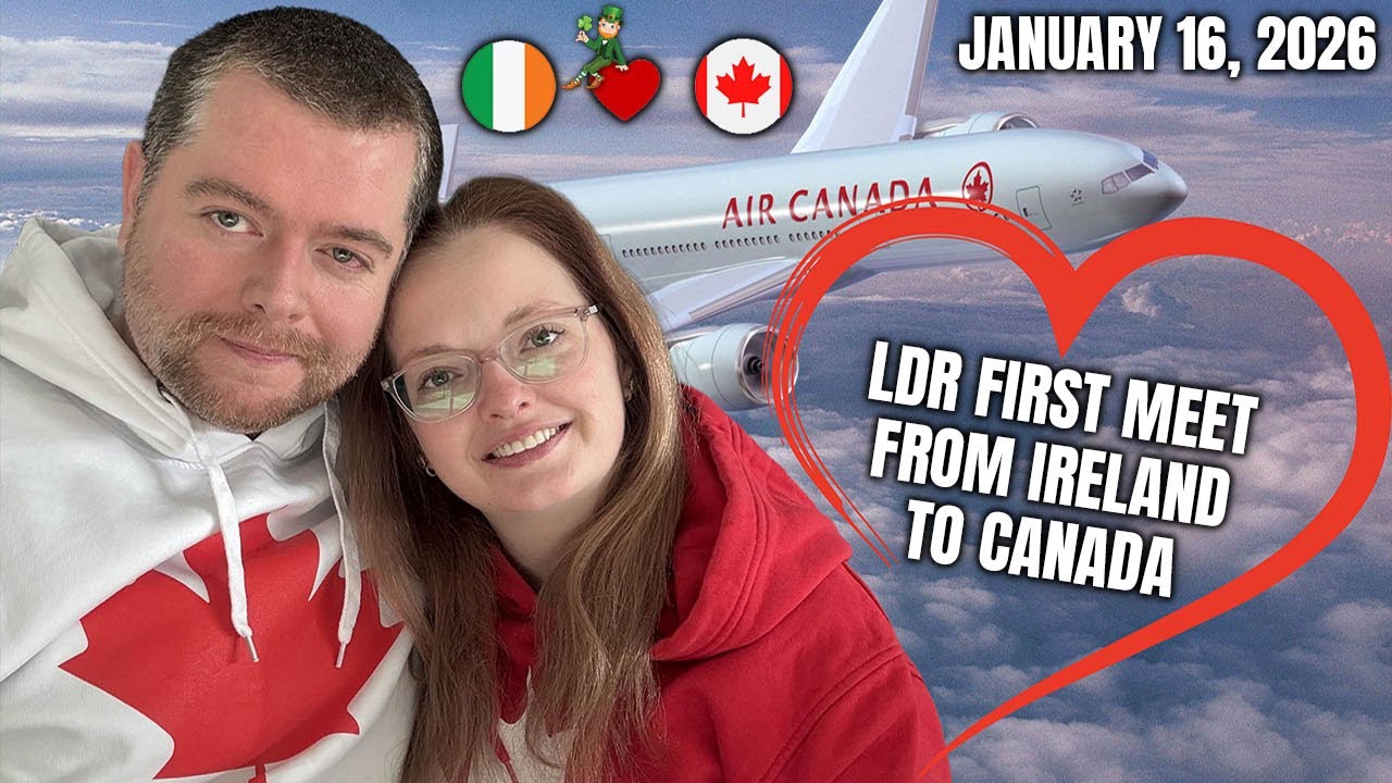 MEETING MY GIRLFRIEND FOR THE FIRST TIME! LDR FROM IRELAND TO CANADA #ldr #ldrcouple #love