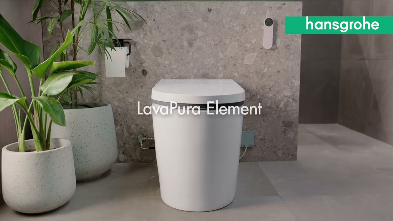 Hansgrohe LavaPura Element S 22457007- Floor Standing Shower Toilet