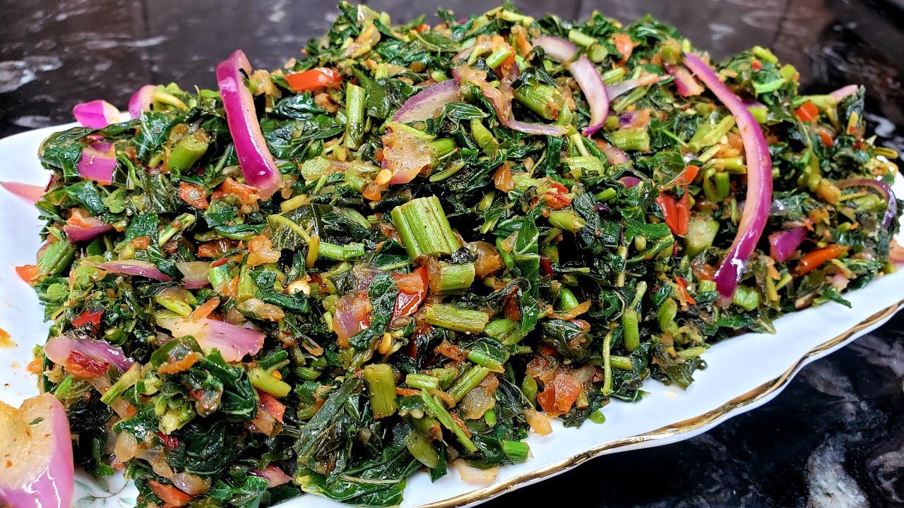 Как приготовить зелёный амарат | Callaloo с нуля. Пошаговый рецепт