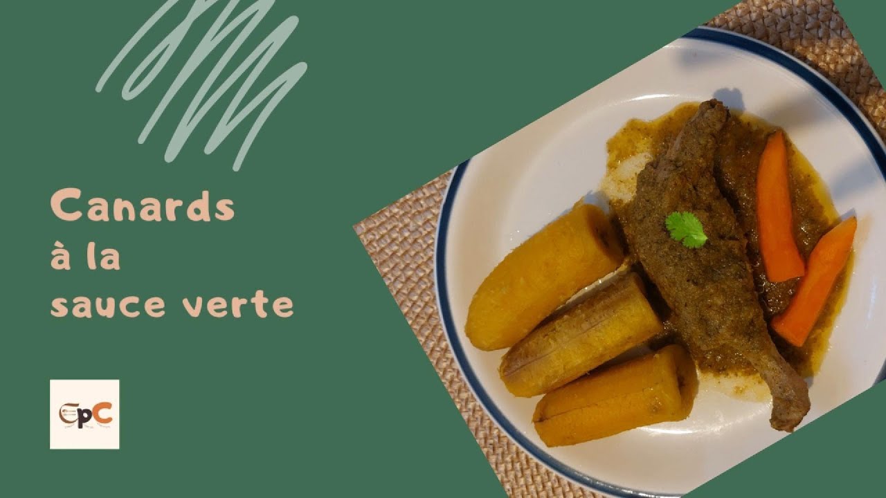 canard à la sauce verte#food#cooking