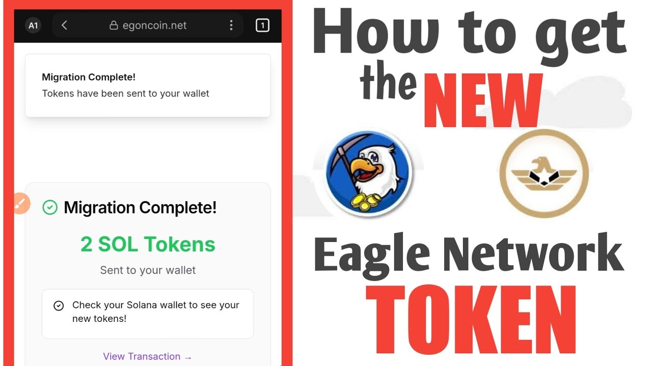 How to get the NEW Eagle Network Token on Solana