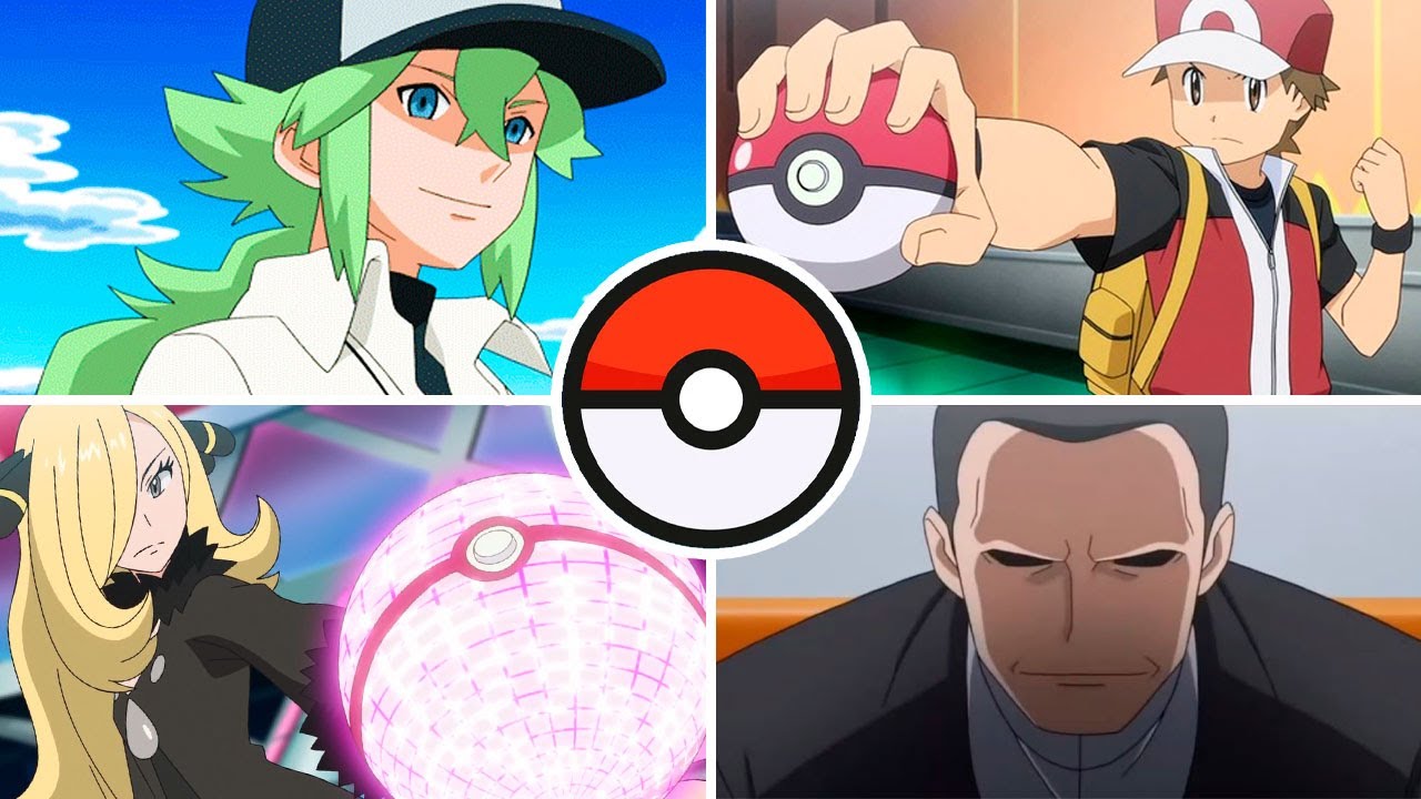 10 TREINADORES MAIS FORTES DO MUNDO POKÉMON !!