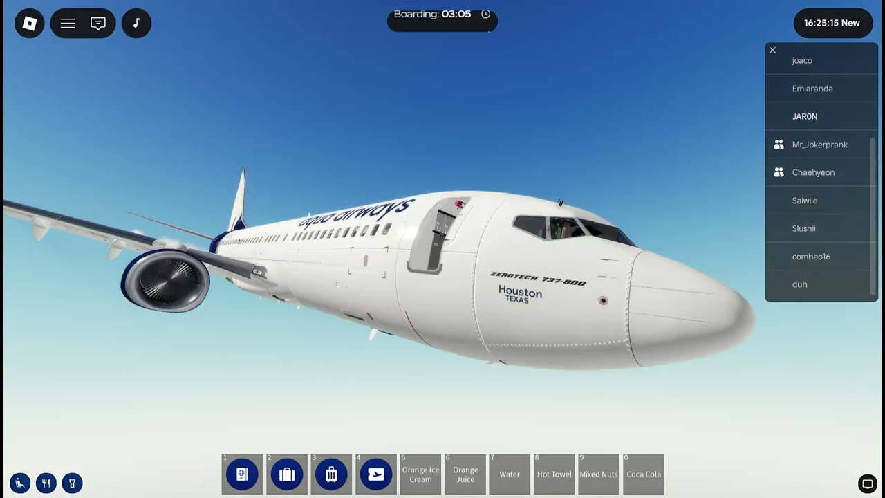 ROBLOX | Aqua Airways | Business Class | Boeing 737-800 | Part 2