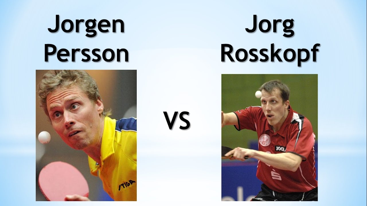 JORGEN PERSSON vs JORG ROSSKOPF (European table tennis championship 2000, team final)