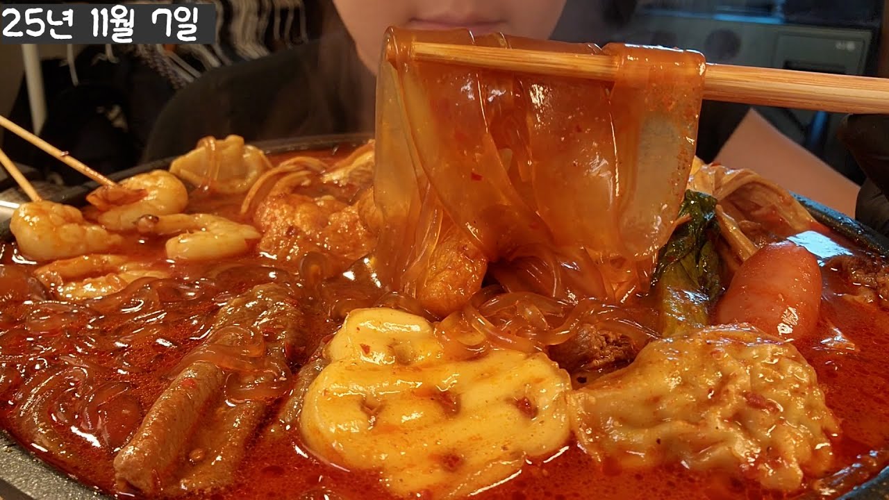 땅콩소스 마라탕 너무 잘 끓여짐 (제품정보 더보기란링크)조리영상이전영상에있어요.