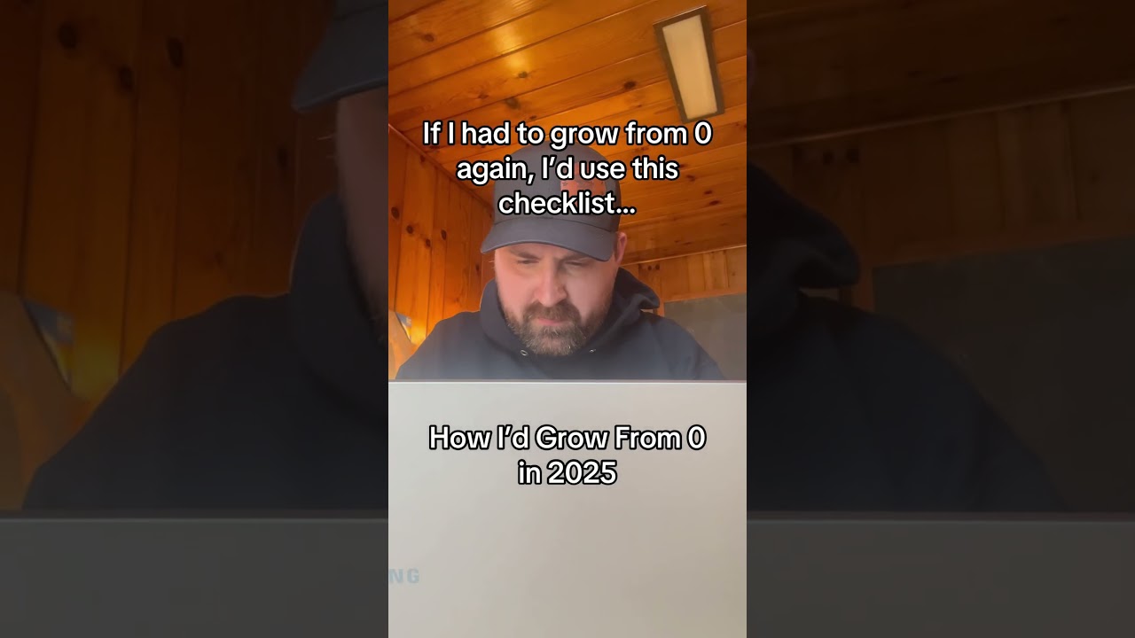 How Id Grow From 0 in 2025 #GrowFromZero #StartFromScratch #ReelsChecklist #GrowOnSocialMedia