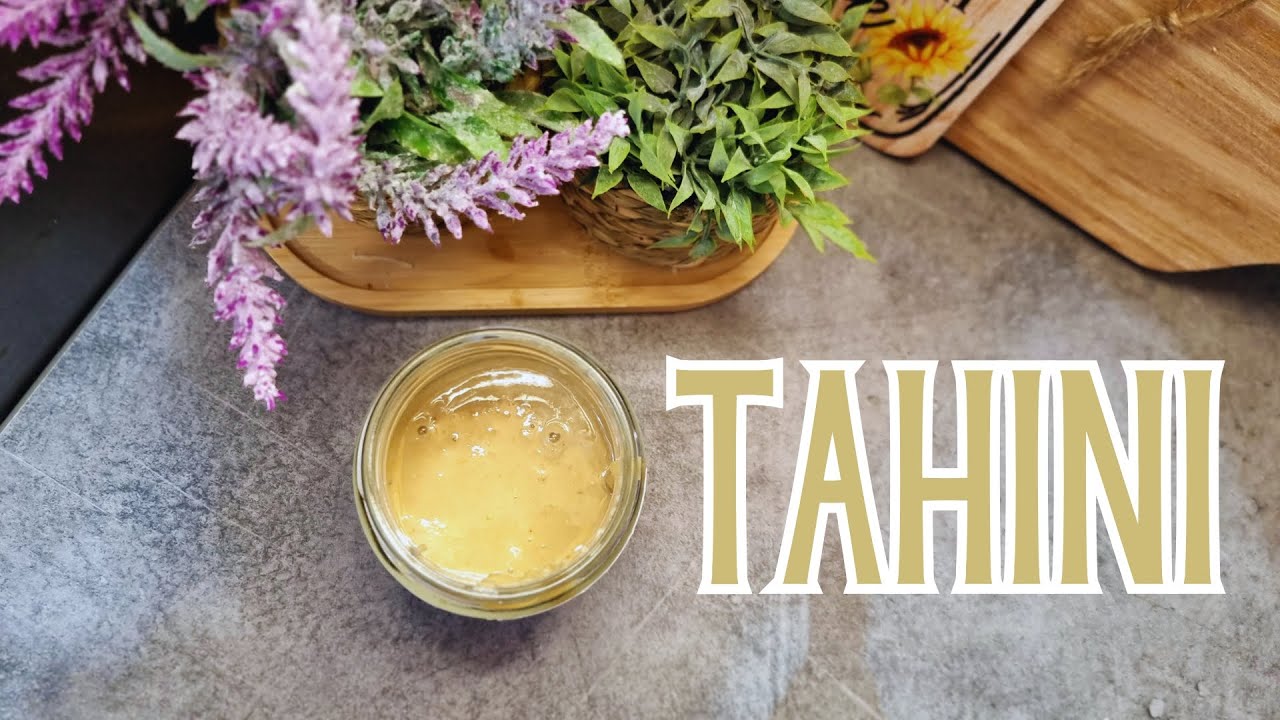 Kako se Pravi Domaći Tahini - Susam Pasta | Ovo Će Vam Trebati da Napravite Viralnu Dubai Čokoladu