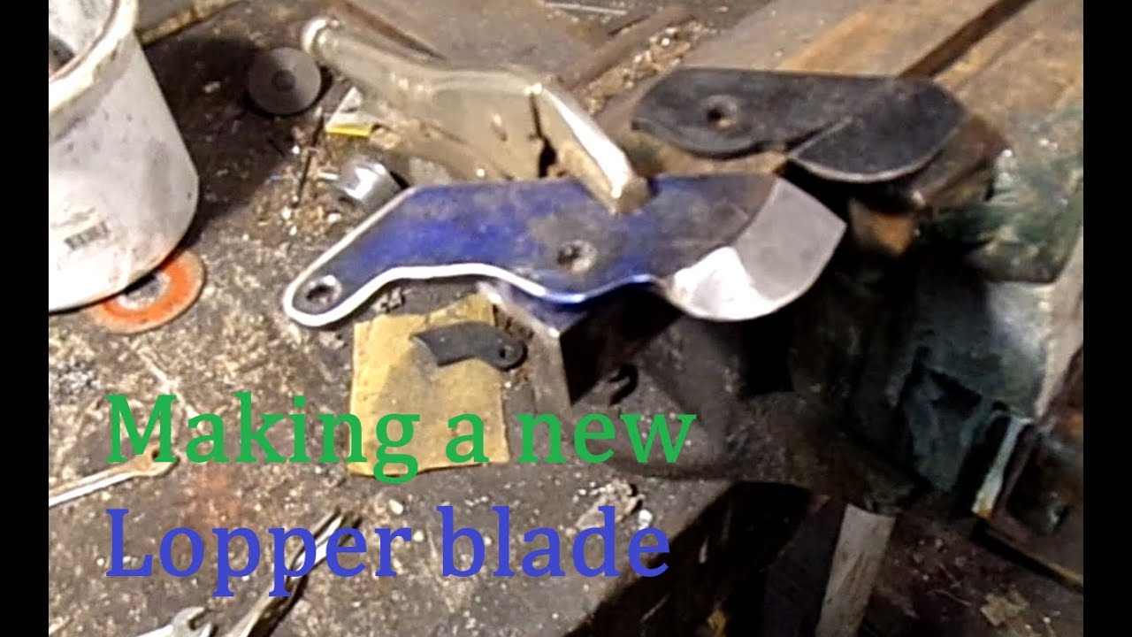 making replacement blade for loppers
