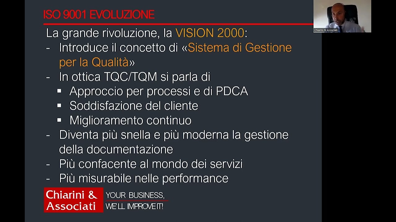 CHE FINE HA FATTO LA REVISIONE DELLA NORMA ISO 90012015? Webinar