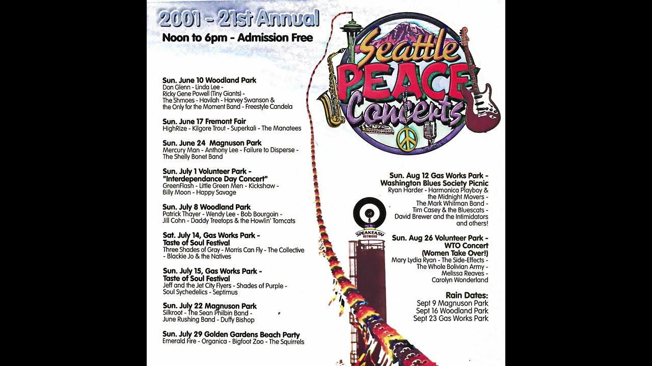 I Got Nothing - Happy Savage live, Seattle Peace Concerts, July 1, 2001