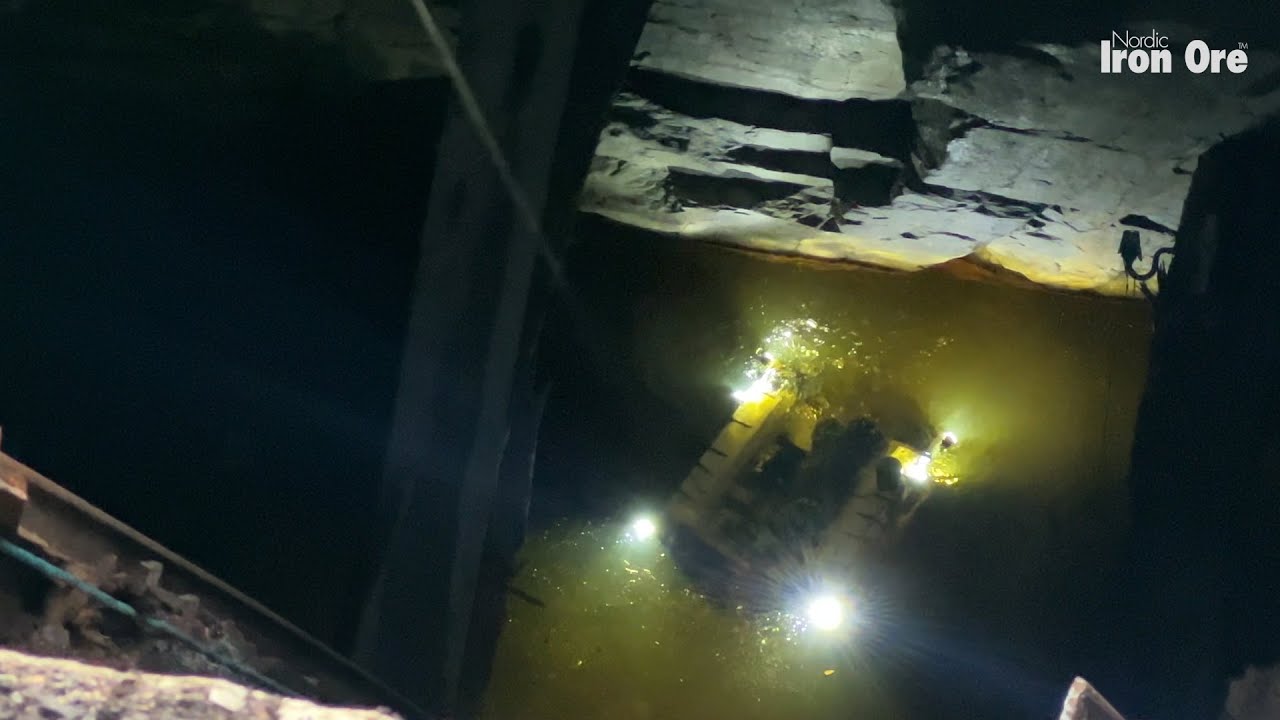 Underwater robot uncovers new discoveries in Bergslagsschaktet – Blötberget mine
