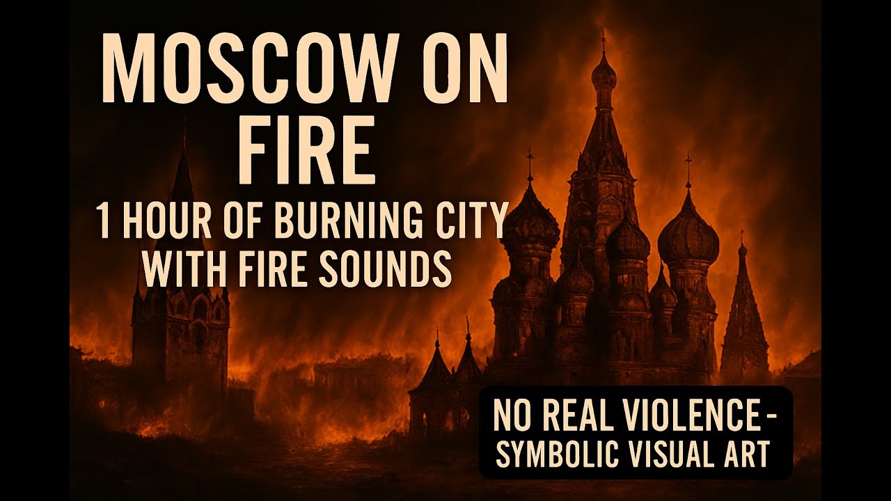 🔥 Moscow on Fire &ndash; 1 Hour Seamless Loop | Digital Fireplace for the New Era