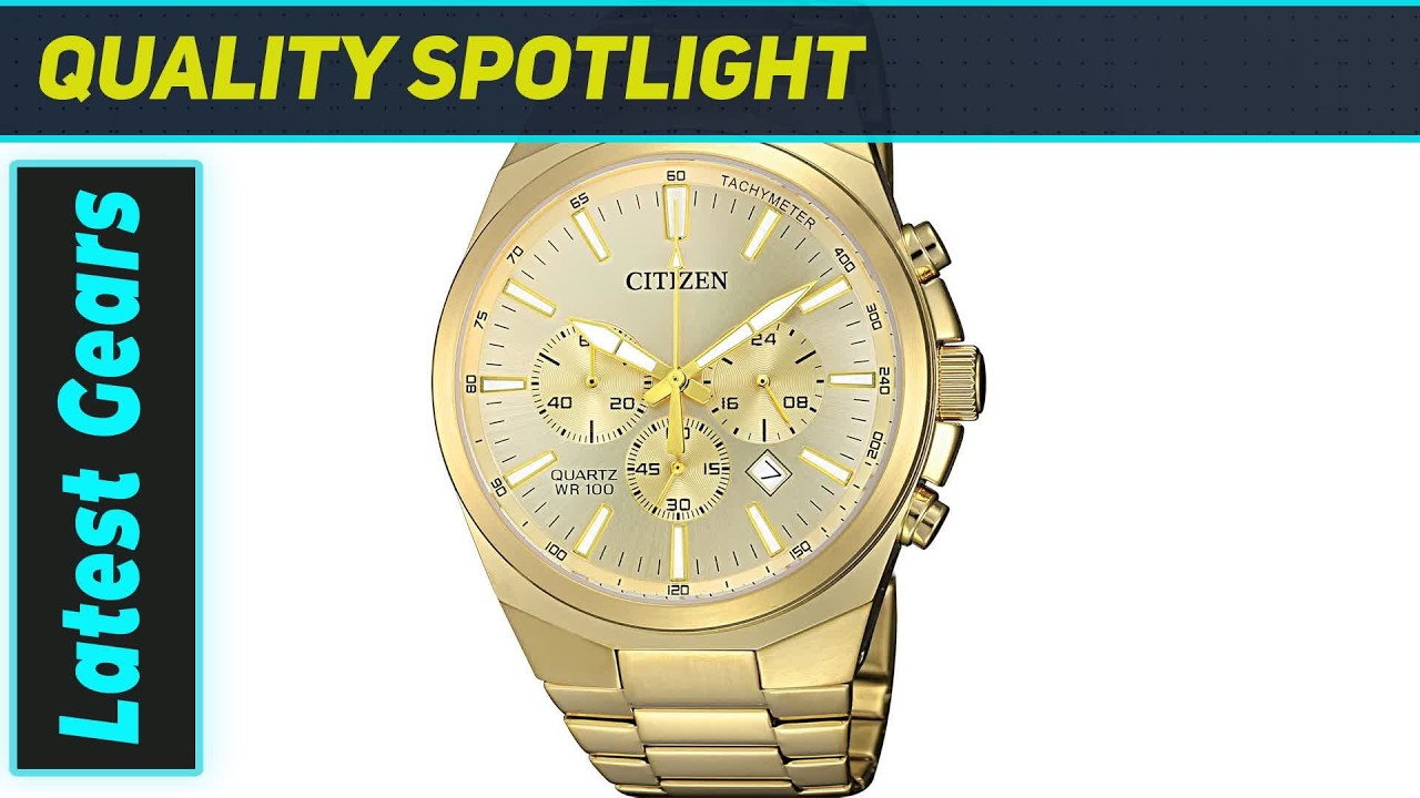 Citizen AN8172-53P: The Ultimate Gold-Tone Classic for Men