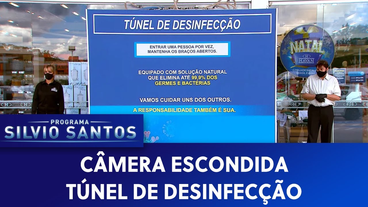Túnel Desinfectante | Câmeras Escondidas (17/01/21)