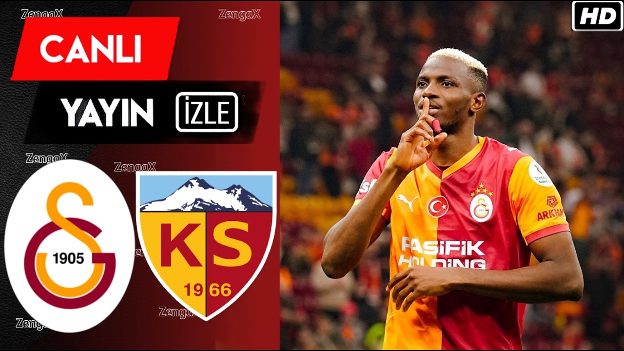 🔴GALATASARAY KAYSERİSPOR MAÇINI ANINDA İZLE | eFootball Türkçe Simülasyon
