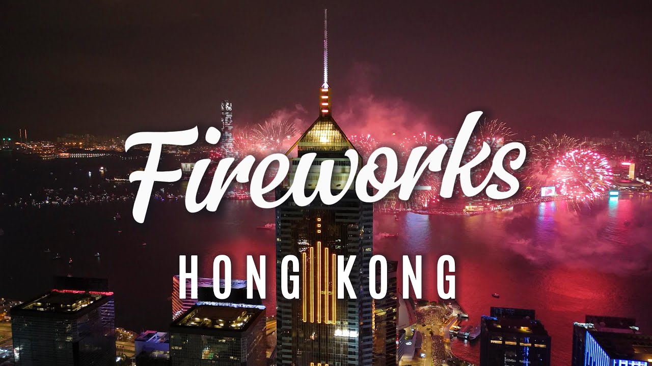 Hong Kong fireworks with Disneyland music 