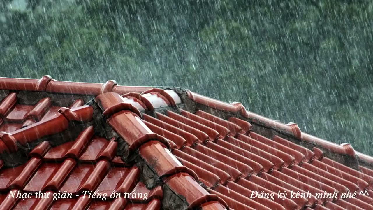 Relaxing Rain Sounds on a Tin Roof w/ Thunder for Sleep & Relaxation | 6 Hours Natural White Noise