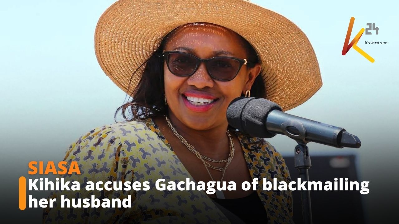 Kihika accuses Gachagua of blackmailing her husband