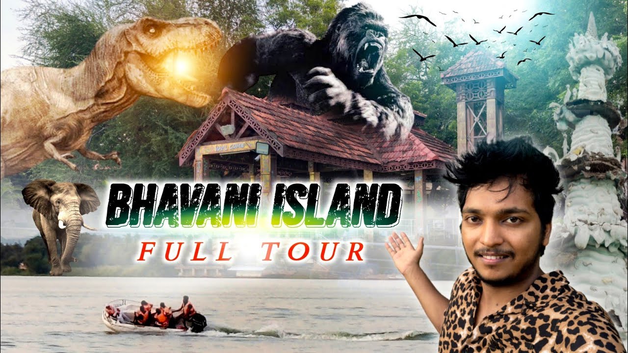 Bhavani Island Full Tour | Robotic Jurasic Park | Vijayawada Bhavani island | Vijayawada Vlogs