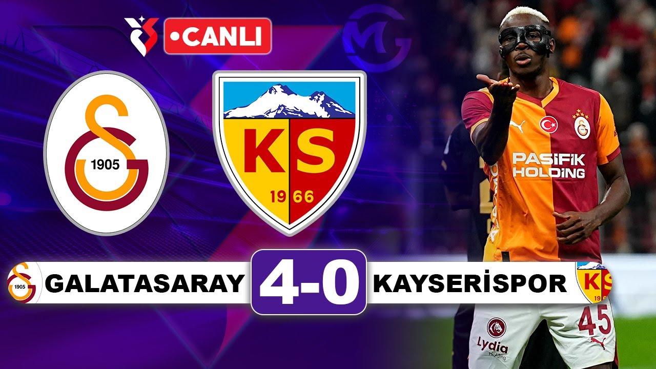 Galatasaray Kayserispor Canlı / Süper Lig