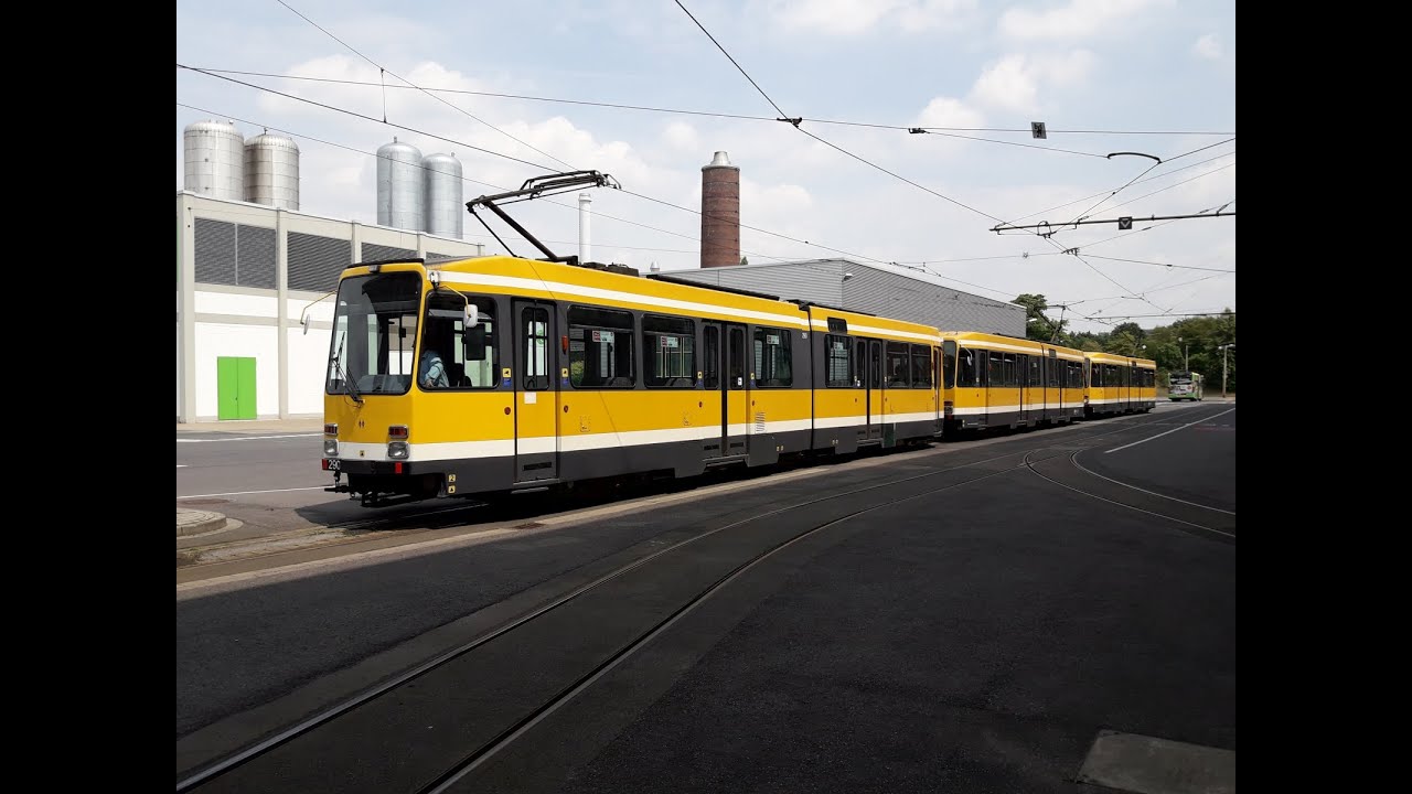 Tram Video M6D MVG - letzte Doppeltraktion in Mülheim